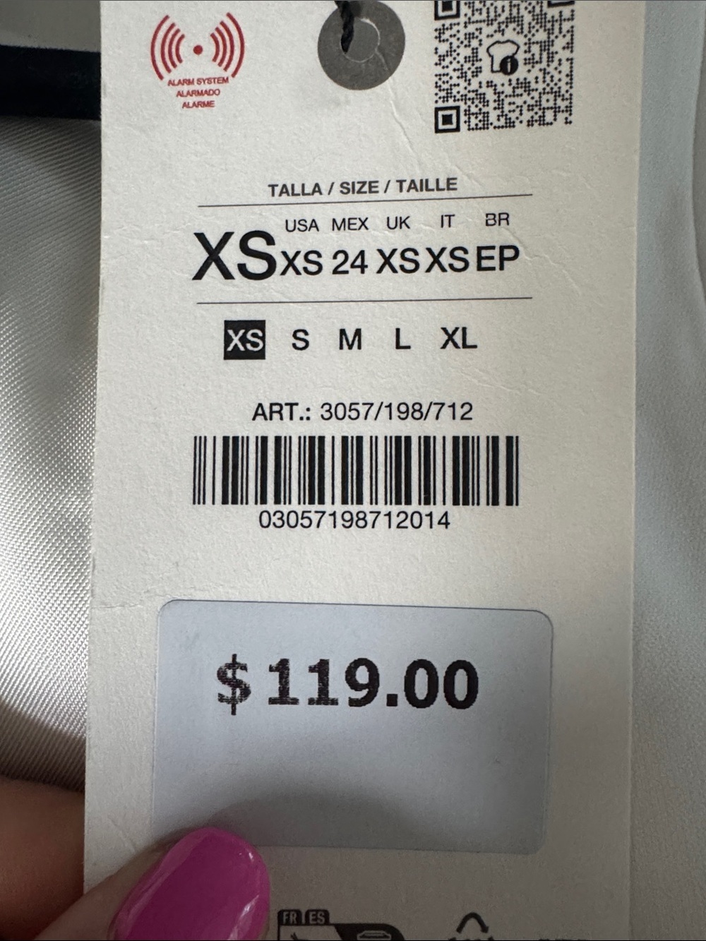 NWT Zara Viral White Sleeveless Waistcoat Size XS - Picture 9 of 9